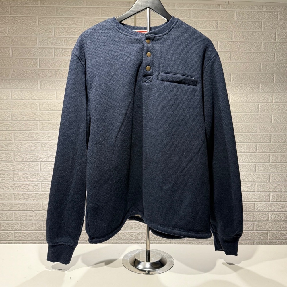 Coleman XXL Mens Fleece Lined Henley Shirt Long Sleeve Pullover‎ Top